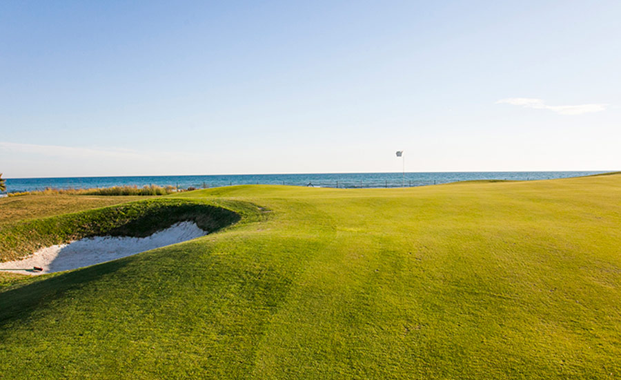 club de golf terramar campo con vistas al mar hoyo 3