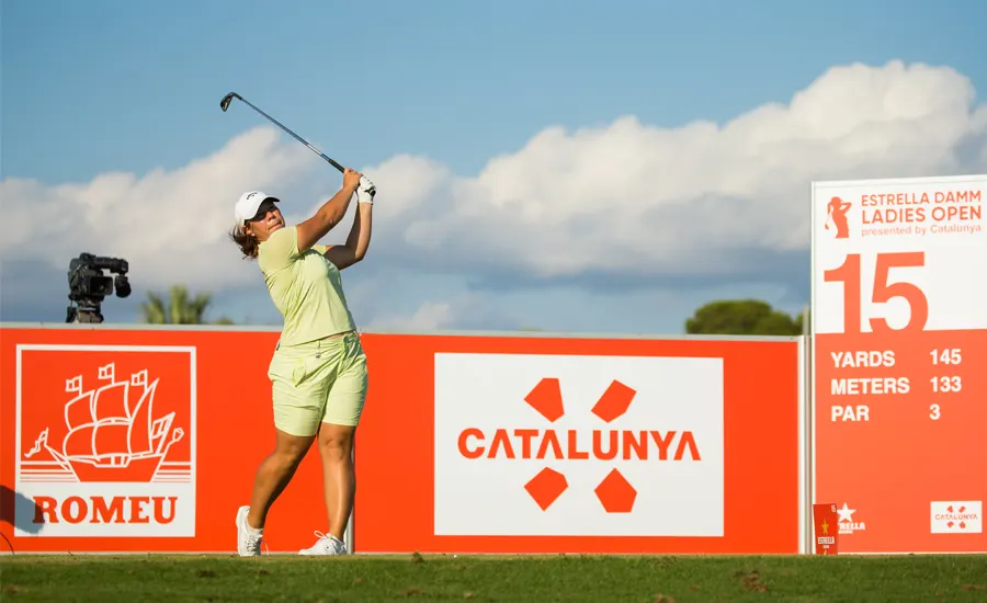 golf for women in barcelona maja stark estrella damm ladies open 2021
